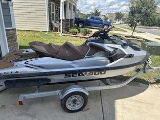 Speed across lake Norman with Sea-Doo GTX 230