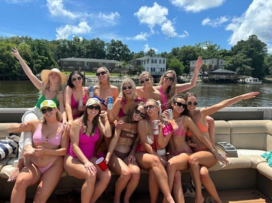 Charleston's #1 Bachelorette party boat | 45ft Lux Cat 