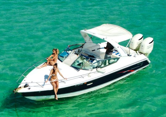 Formula Power Boat Sightseeing Miami with Sandbar Stop Floating Mat Included