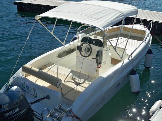 AS 570 Open Deck Boat Rental in Menaggio