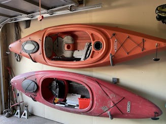 Recreational Kayaks, 10 footer, 2 available