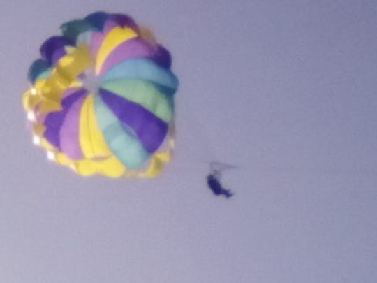 Parachute ascensionnel et plongée avec tuba sur les récifs dans la paroisse de Falmouth Trelawny