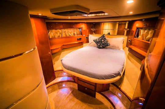 Luxury Azimuth 65ft Yacht Big Sun Deck for 20 Guest in Dubai Marina