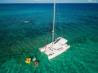 Catamaran Lagoon Riviera Maya, Tulum de 42 pés, refeições e bebidas incluídas