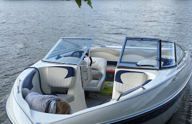 17’ Glastron Boat Rental with Captain on Marion Lake, Minnesota