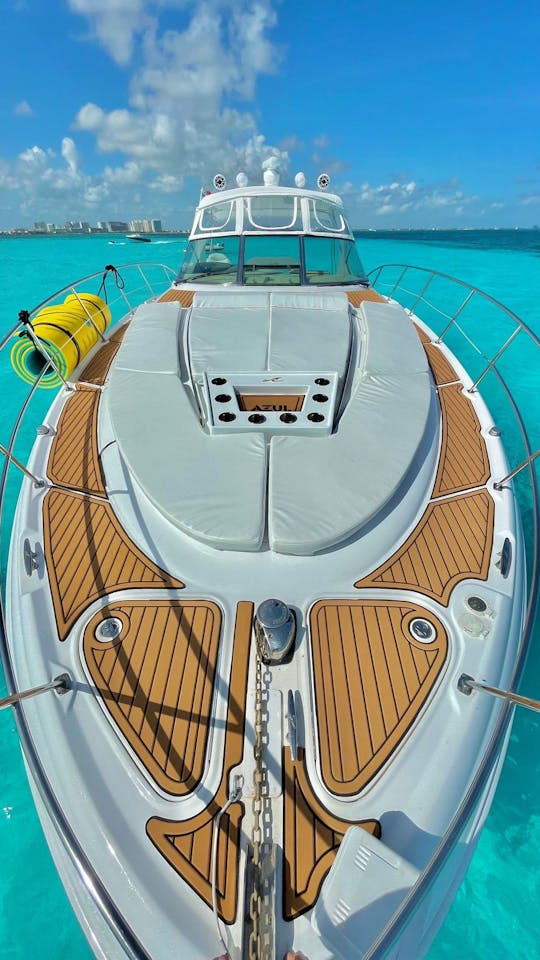 MOTO ACUÁTICA IMPECABLE DE MÁS DE 46 pies (incluida en el alquiler de 4, 6 u 8 horas). SEARAY SUNDANER 46 pies