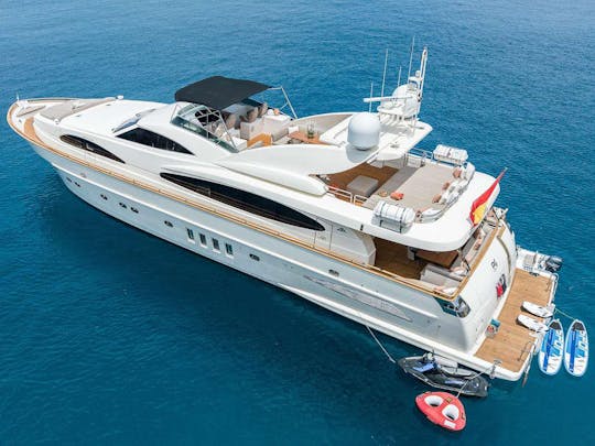 Alugue o Mega Yacht B4 Astondoa 102 GLX Power em Eivissa, Ilhas Baleares