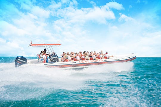 90 minutes "The Adrenaline Fun"Sharing Speedboat Tour Atlantis and Burj AL Arab