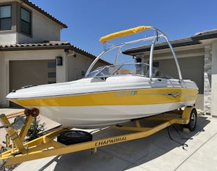 Fun and Fast Chaparral Bowrider for Rent @ Bass Lake