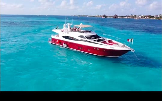 VIVE | Awesome Dyna Craft 79 ft Yacht for a Memorable life moment at Cancun.