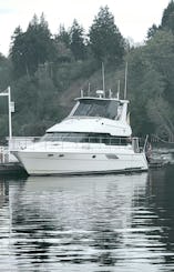 MAGNIFIQUE YACHT À MOTEUR DE 43 PIEDS LAKE UNION ET LAKE WASHINGTON !