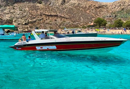 Private Skippered Wellcraft Scarab Excel 31" 850Hp Powerboat 1 up to 6 persons