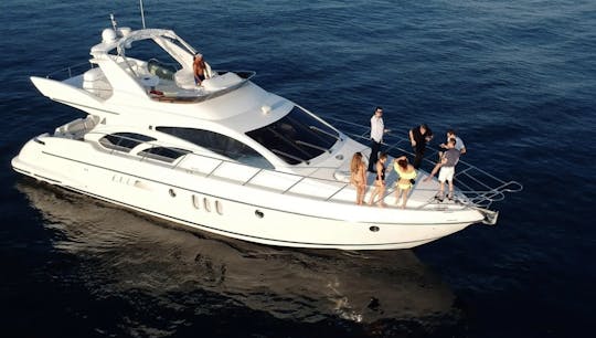Aventura de iate de luxo Azimut de 60 pés em Marina Del Rey