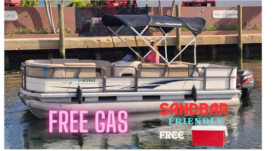 DEERFIELD BEACH PONTOON RENTAL 💥 SEATS 10 ⛽️ FREE GAS