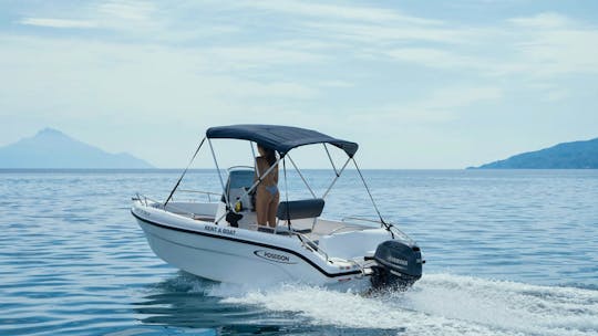 Blue Water 170cc Navigator Powered by 30hp in Sithonia Halkidiki
