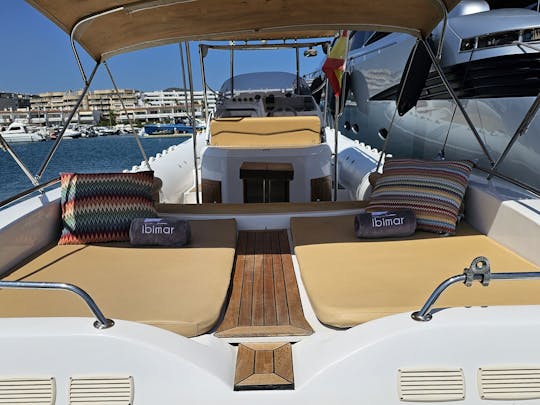 Sacs Stratos 42 RIB Boat "GOAT" to rent in Ibiza! Refit 2023