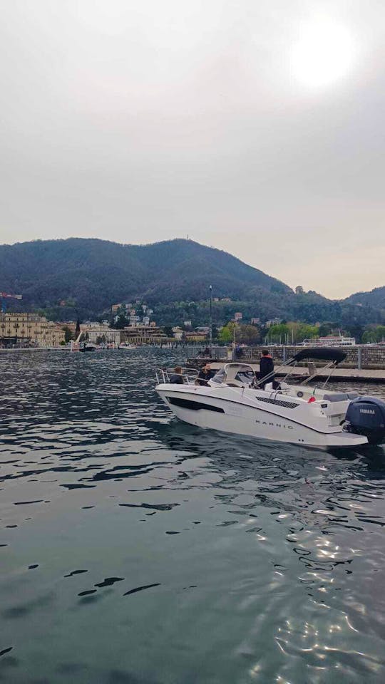 One Hour Boat Tour On Karnic SL651 Boat from Como with Private Captain 