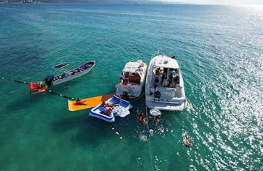 46 feet luxury yacht in Montego Bay with round trip transportation!