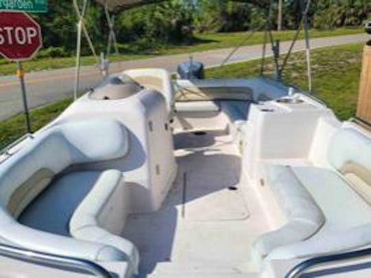 24’ Hurricane deck boat for 12 person