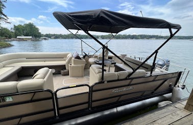 2019 22' Godfrey  Lake Norman Tritoon Party Barge Fuel Tube Floats INCLUDED 