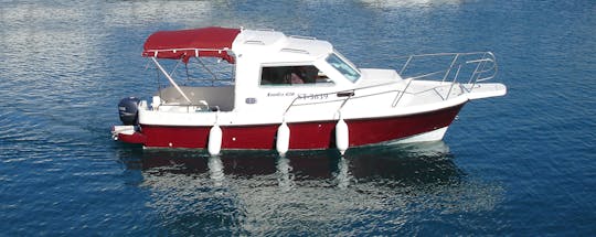 Relax in Dalmatian coast with Nautika 650 Cabin Boat