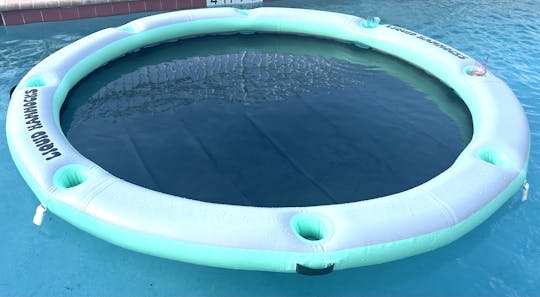 Rede flutuante inflável