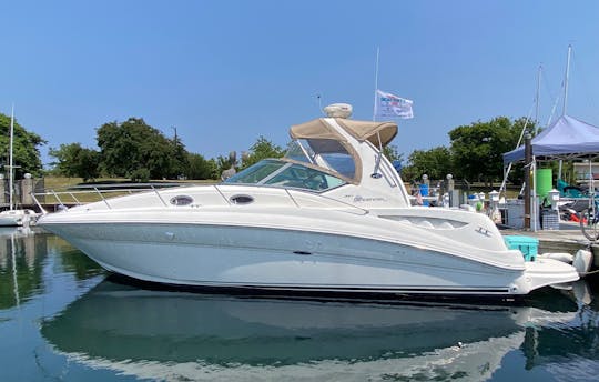 Meilleur bateau de fête Searay Sundancer de 35 pieds à Chicago, Illinois