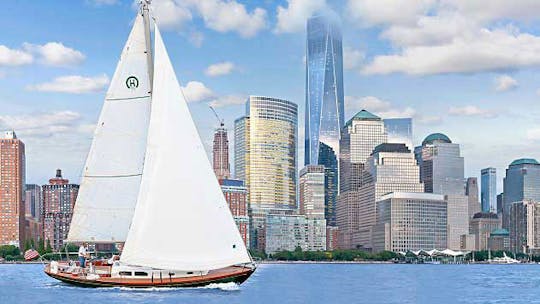 1964 Hinkley Pilot - Classic Sailboat in the New York Harbour