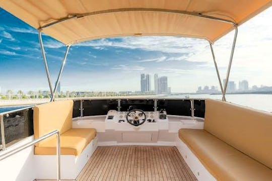 Charter a 50ft Luxury Yacht for up to 15 Guests in Dubai, United Arab Emirates