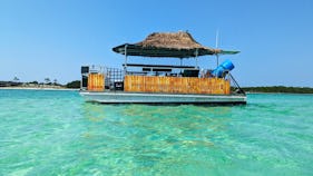 Tiki Pontoon Excursion Crab Island -3 Hour Private