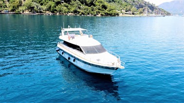 68ft Aquaholic Yacht | It offers a pleasant blue cruise opportunity in Marmaris