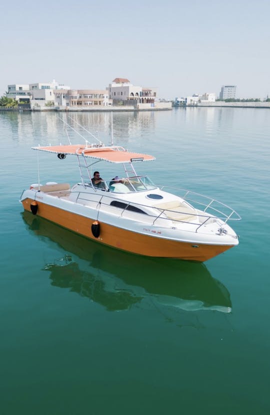 Barco Gulf Craft Silvercraft de 34 pies para viajes en Arabia Saudita