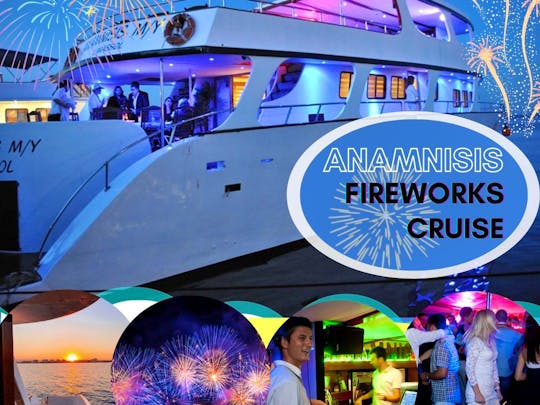 Evening Cruise with Fireworks on the stunning Larnaca coast in Cyprus!