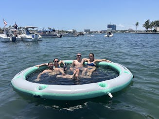 Hamaca flotante inflable