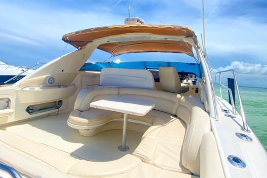 Yacht Sea Ray Sundancer de 45 pieds pour 15 personnes à Cancún, Quintana Roo 