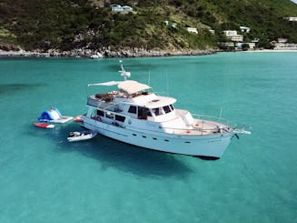 Luxueux yacht à moteur privé de 55 pieds autour de Saint-Martin, Sint Maarten, Anguilla