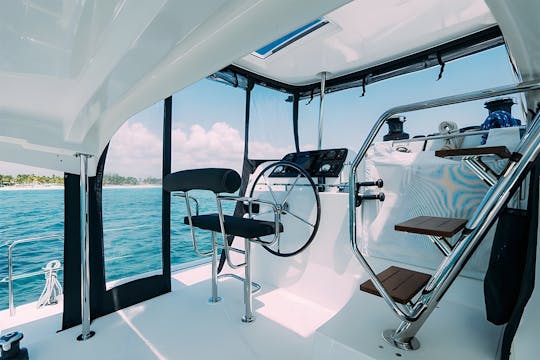 CATAMARÁN DE VELA LAGOON DE 42 PIES CON TODO INCLUIDO EN PLAYA DEL CARMEN