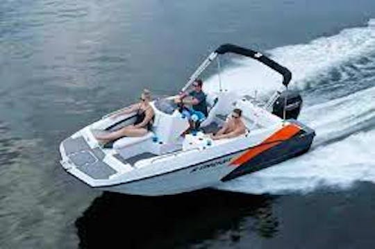 Cruise Galveston Bay with a Luxury Deck Boat | Affordable | New & Spacious 