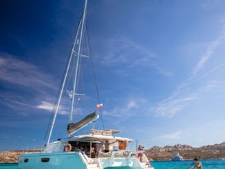 El catamarán Saba 50 viene con 2 (SUP): equipo de snorkel: máscara y aletas