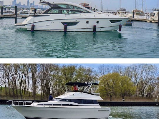 42' Luxury Mediterranean Yacht w/ Captain in Chicago - Two Yachts available