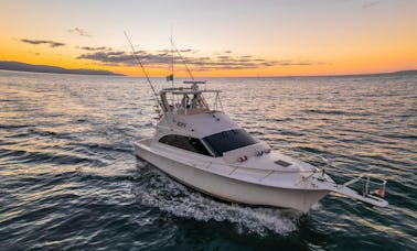 Hermoso yate de pesca deportiva Ocean Yacht 42 en Puerto Vallarta, Jalisco 