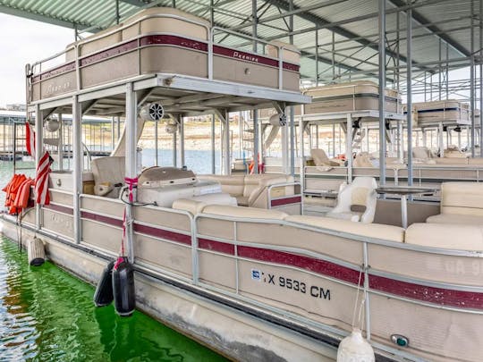 Double Decker Pontoon Party Boat on Lake Travis