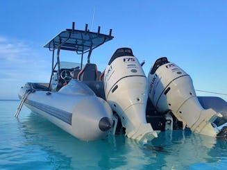 Boating Adventures - Mergulho com snorkel, porcos nadadores, bar na praia - barco Hysucat de 28 pés!