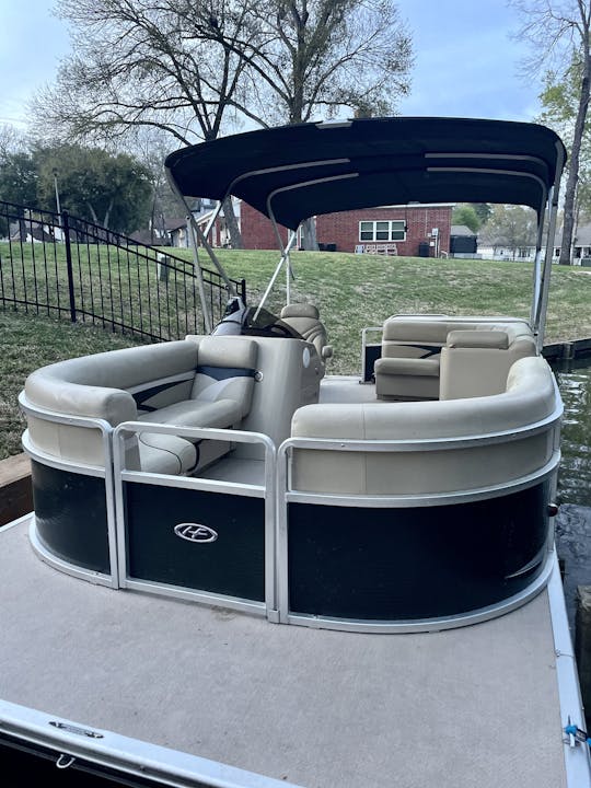 Harris 90HP Pontoon Boat Ready To Go