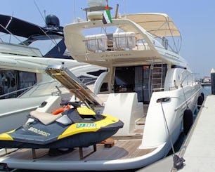 Luxury Azimut 60 feet Yacht with 1 hour Jet Ski Free 