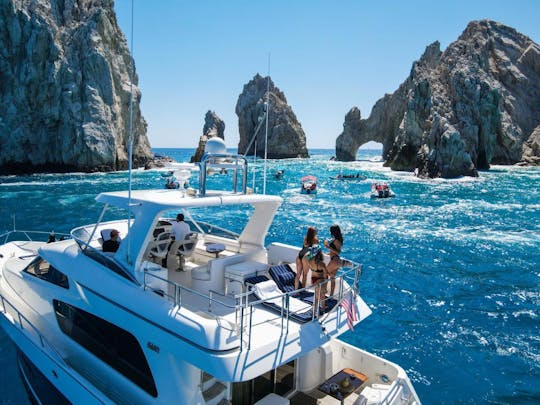 New Listing - 70fMega Luxury Boat at Cabo w/ Drinks, Food & Free Transportation 