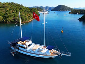 2023 model gulet with a capacity of 8 people in Gocek region