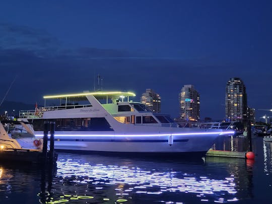 85' Luxury Party/ Event Boat for rent in Vancouver (maximum 70 passengers)