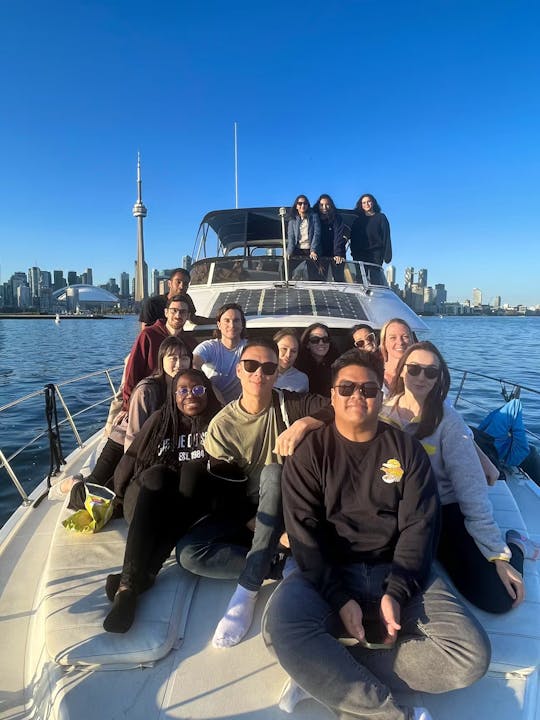 Lux 44' Flybridge Yacht In Downtown Toronto