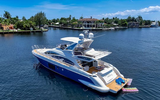 Stunning 64' Azimut Flybridge with Seabobs